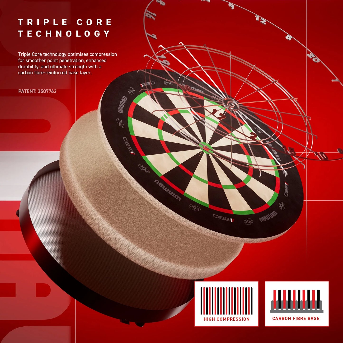 Winmau Blade Triple Core 360°