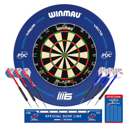 Darts Starterset Winmau Blade 6 + Winmau Plasma + Surround