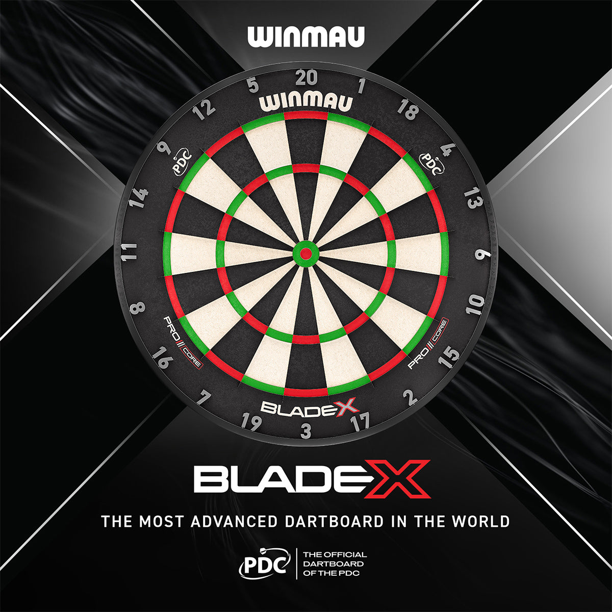 Winmau Blade X - Pro Core Dartboard - Official PDC