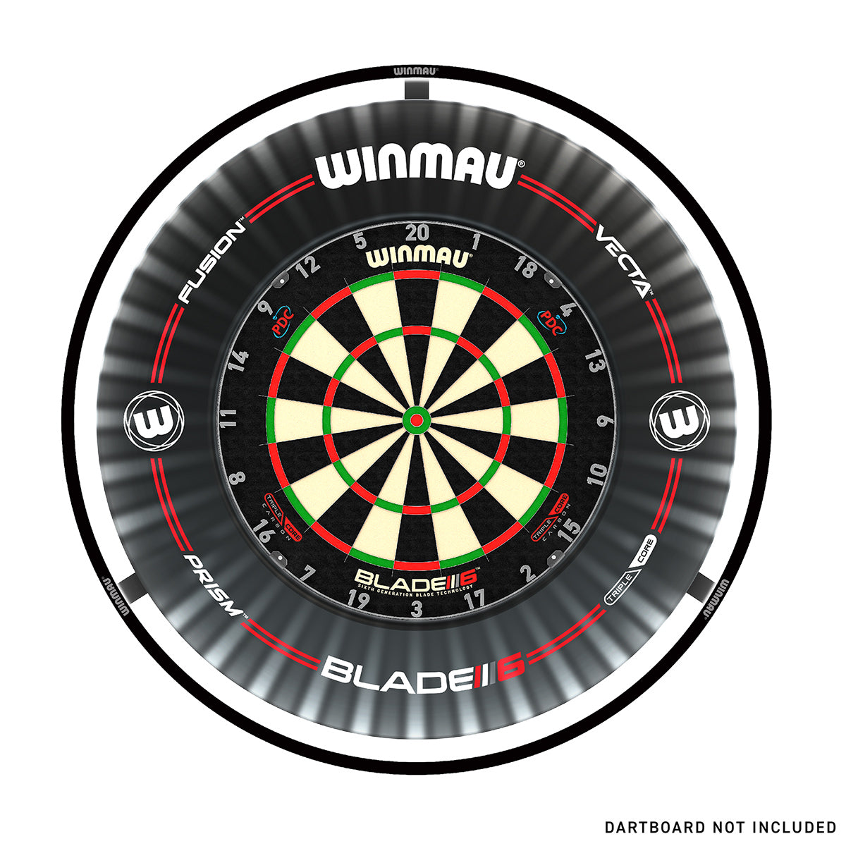 Winmau Plasma Dartboard Beleuchtung