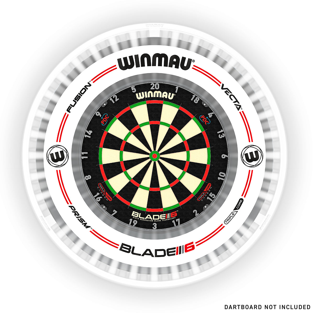 Winmau Plasma Dartboard Beleuchtung