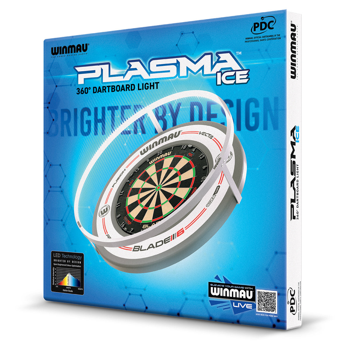 Winmau Plasma Dartboard Beleuchtung