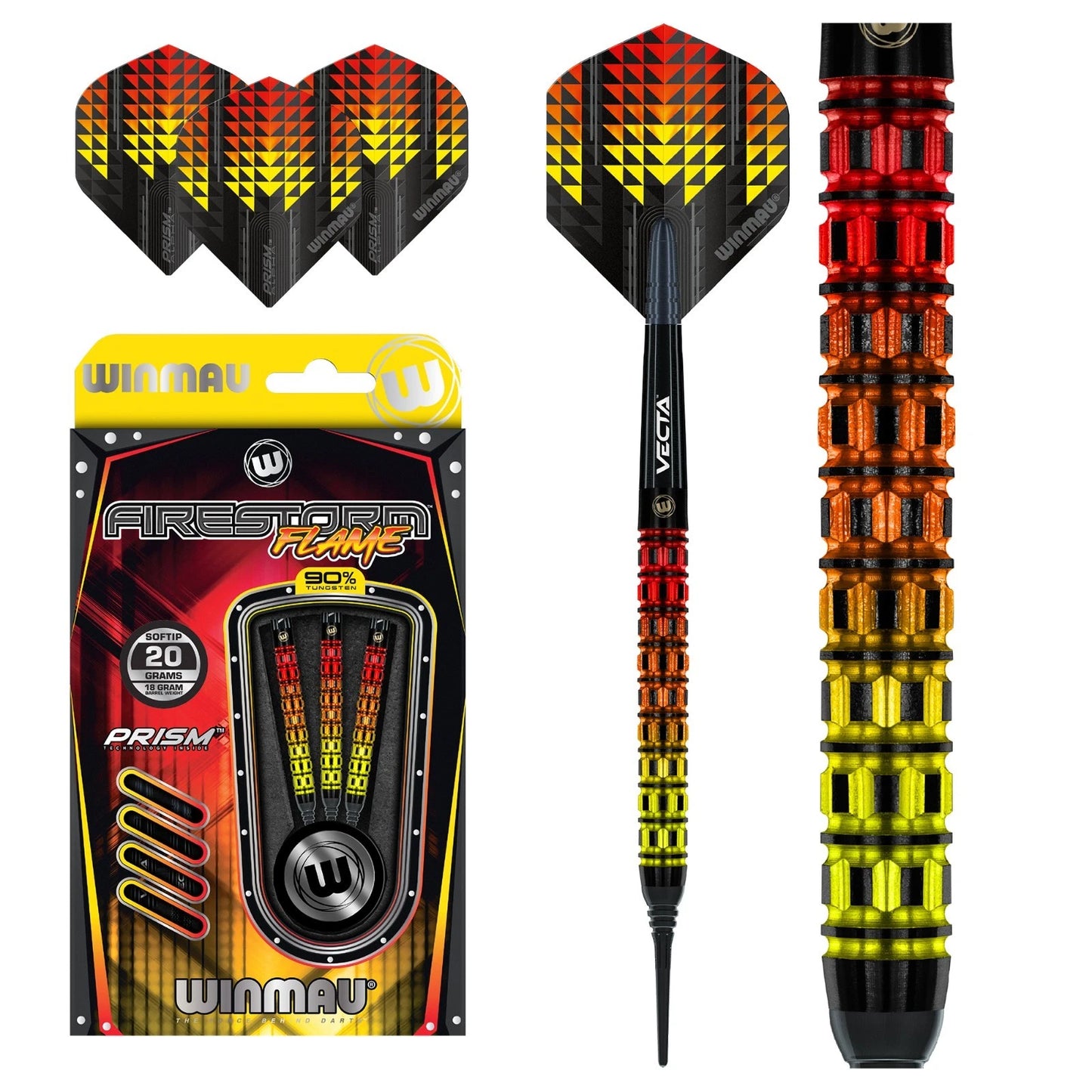 Winmau Firestorm Flame - Softdarts 20g